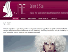 Tablet Screenshot of jaesalonspa.com